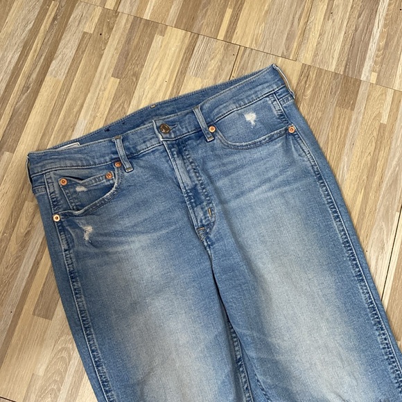 GAP Vintage Slim High Rise jeans size women’s 12 short - Picture 6 of 9